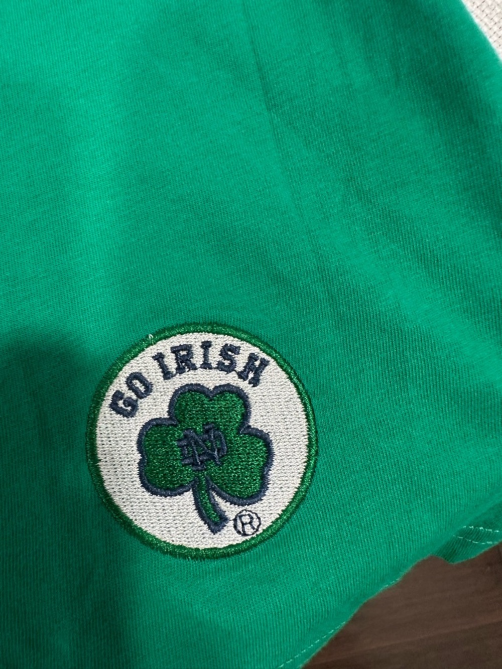 Genuine Merchandise Notre Dame Green 'IRELAND' Graphic Tee - Picture 3 of 8